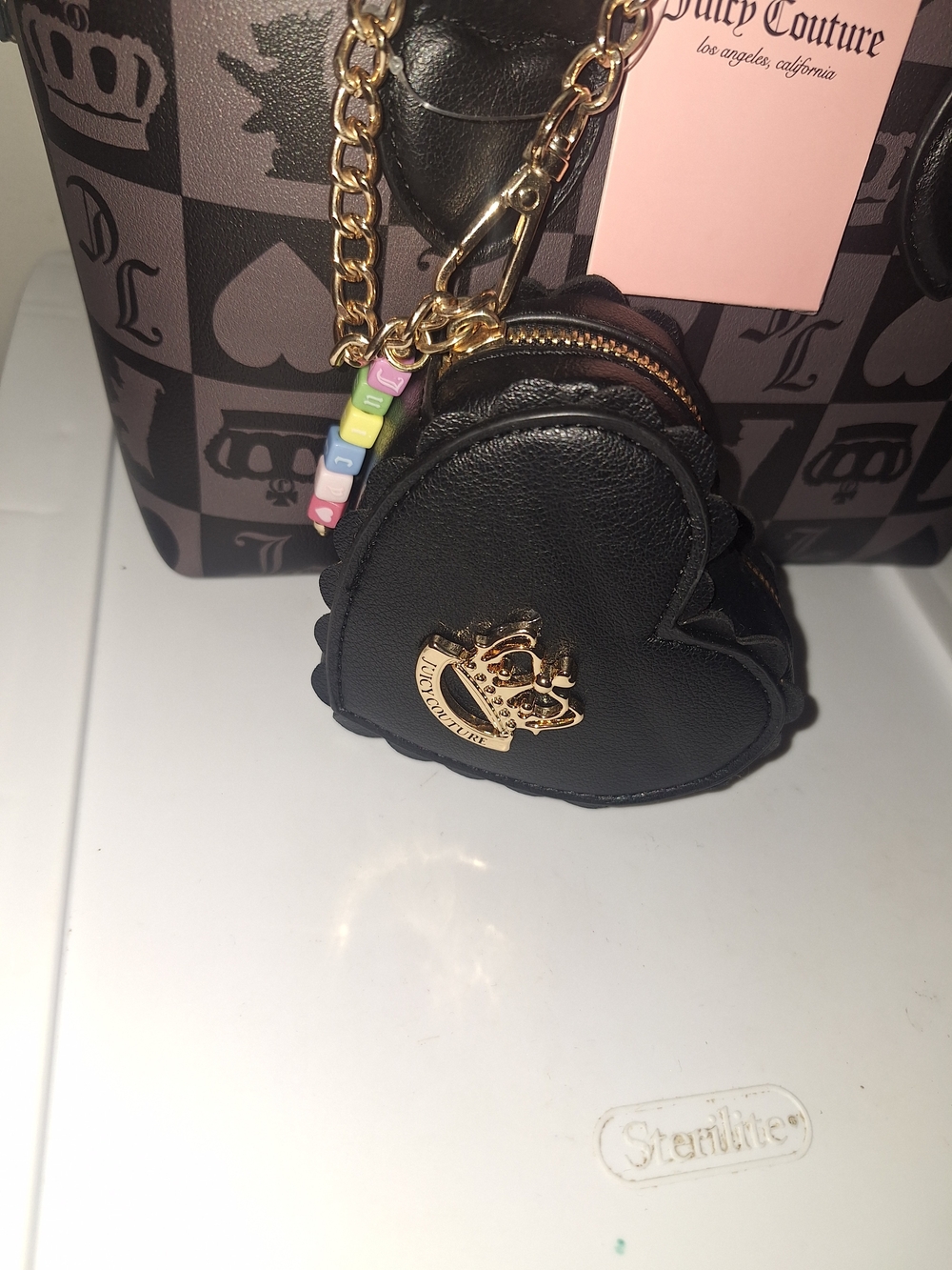 EXCLUSIVE Juicy Couture Black and Brown Signature Tote - Picture 2 of 8